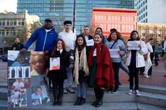 San Francisco families remember loved ones killed on our streets. Photo courtesy of Walk San Francisco.