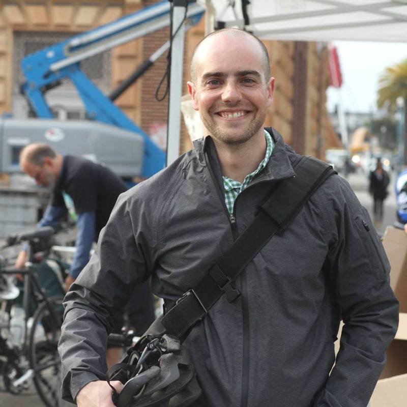 Brian Wiedenmeier, outgoing ED of the San Francisco Bicycle Coalition. Image: SFBC