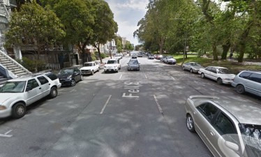 Six lanes for cars. How about one for bikes? Image: Google Maps