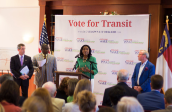 Wake County voters were among those across the country who elected to expand transit. Photo: Raleigh Chamber