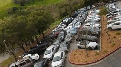 Photo: teslaparkinglot/Instagram