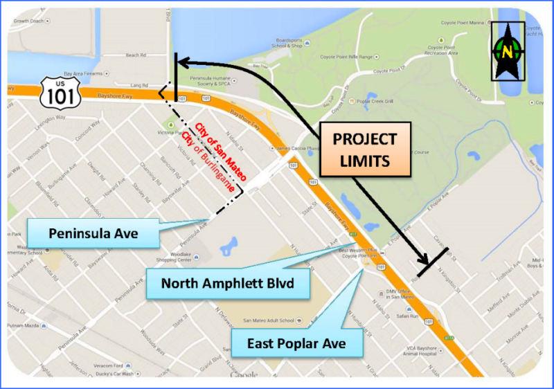 Image via the City of San Mateo from the presentation given on the project last year.