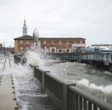 As sea levels rise, storms will become more destructive--if resiliency isn't built into critical infrastructure. Image:  from the Resilient by Design brochure