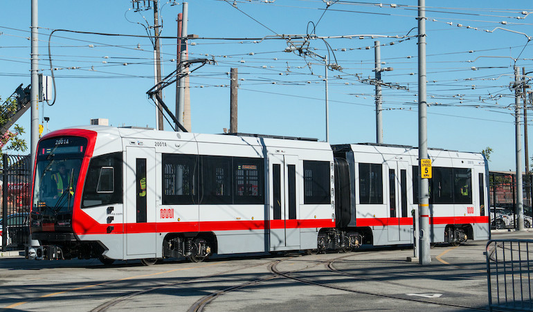 One of Muni's new Siemens' LRVs. Photo: SFMTA