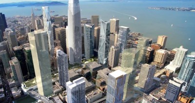 A rendering of where the skyline is going in south downtown SF. Image: SF Planning