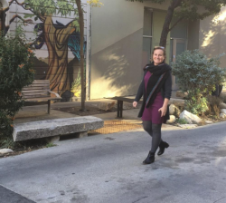 Walk San Francisco ED Jodie Medeiros taking a stroll on Linden Street.