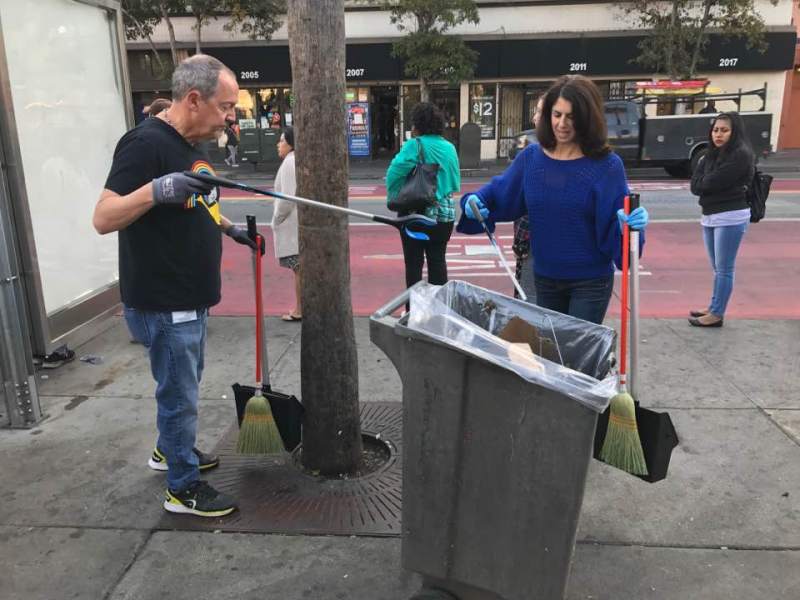 Supervisor Hillary Ronen and BART Director Bevan Dufty are calling on BART to clean up the 16th and Mission Station. Photo: From Supervisor Ronen's web page