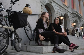 A publicity still for Stylish Spokes, one of the movies shown on the first day of the SF Urban Film Fest, directed by Greg Miller.
