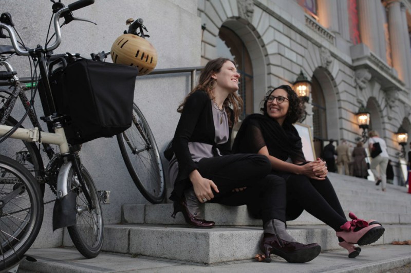 A publicity still for Stylish Spokes, one of the movies shown on the first day of the SF Urban Film Fest, directed by Greg Miller.