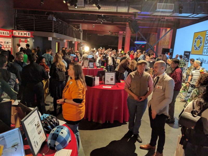 Roughly 1,100 people attended this years Winterfest. All photos Streetsblog/Rudick unless indicated