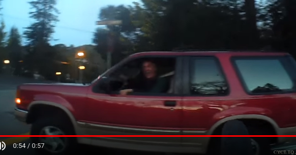 Matthew Marshall Engle, a Ross motorist who was caught on video threatening to kill a cyclist. Image: Jan Weissenberger