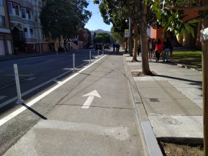 17th Street between Church and Sanchez, the site of multiple bike crashes. All photos Streetsblog/Rudick unless noted