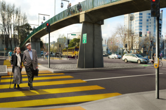 Geary Pedestrian Crossing