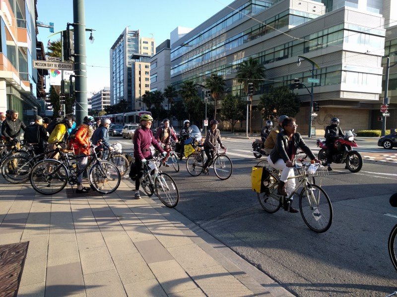 This year's ride of silence. All photo's Streetsblog/Rudick unless noted
