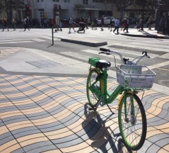 Does a community want bike share? Better pedestrian crossings? Would clean buses be better? The Clean Mobility Options program says you gotta ask people. Photo by Joe Linton/Streetsblog L.A.