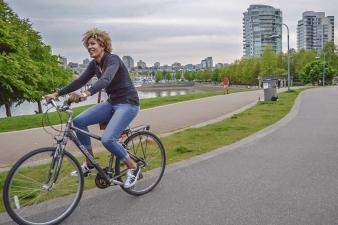 Vancouver's bikeable seawall. Photo: Bruntlett