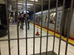 The bars between Muni and BART--a powerful symbol of the lack of integration and customer focus among Bay Area transit agencies. Photo:  Streetsblog/Rudick