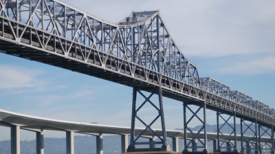 This weekend, Caltrans will perform the last demolitions of the remains of the old eastern span. Photo: Caltrans