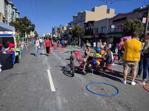 Sunday Streets in what seems like a million years ago (but was really 2018). Photo: Streetsblog/Rudick