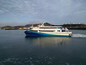 A ferry leaving Richmond this morning for San Francisco. All pics Streetsblog/Rudick