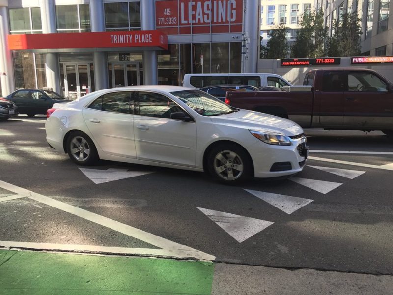 Mike Sallaberry of SFMTA's livable streets division posted this pic on social media to solicit comments on intersection treatments