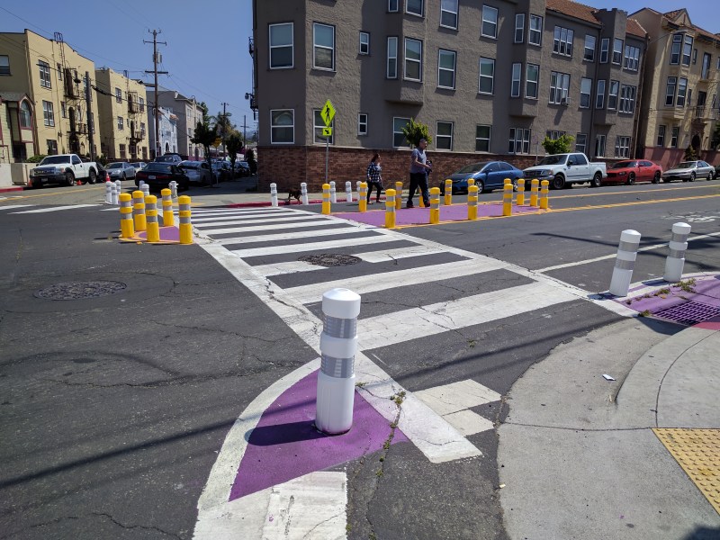 Similar treatments that went in back in April on Foothill and 26th will be added to the Munson crossing by Garfield Elementary