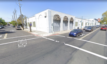 The driver was turning left  from eastbound 45th onto northbound Hollis when he struck a man in the crosswalk. Image: Google Maps