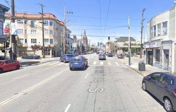 19th and S. Van Ness where a pedestrian sustained fatal injuries Thursday night. Photo: Google Maps