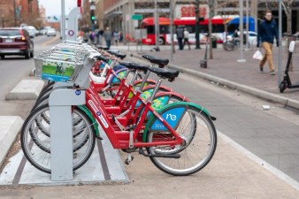 The Denver B-cycle bike share program will shut down January 30. The city will also reorganize how it manages shared bikes and scooters. Photo: Andy Bosselman