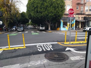 It's official: Hayes Valley now has its car free space where once a freeway reigned. Photos: Streetsblog/Rudick