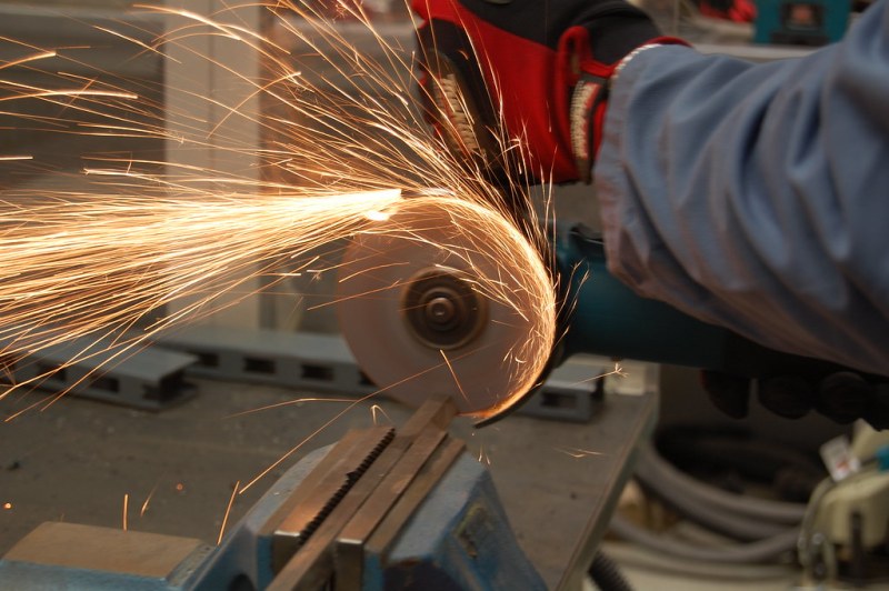 An angle grinder. One of many tools Tumlin will need to make Muni a customer-focused system. Photo: Mark Hunter