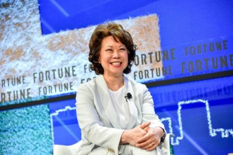 Transportation Secretary Elaine Chao unveiled the latest regulations for autonomous vehicle technology at Las Vegas CES on Wednesday. Image: Fortune Brainstorm Tech