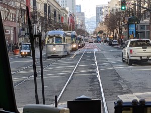 Market Street in downtown in the before times. Photo: Streetsblog/Rudick