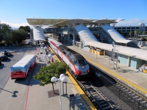 Caltrain's Millbrae station. Photo: Wikimedia Commons