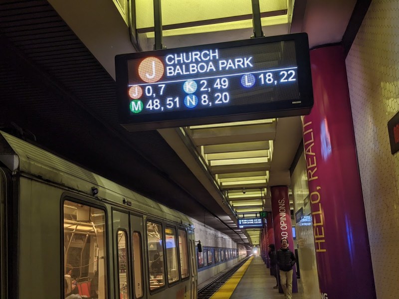 The J Church, before the route was shortened. Photo: Streetsblog/Rudick