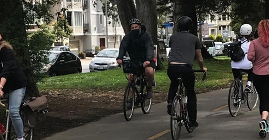 The Panhandle bike path. Photo: SFMTA