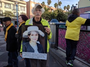 Author Stephen Bingham at a Day of Remembrance Walk in 2017. Photo: Streetsblog/Rudick
