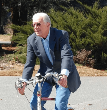 President Jimmy Carter is one of the few policymakers we've ever seen on a bike...or a sidewalk...or a bus. That's a problem — and COVID-19 might help change it. Source: Wikimedia Commons.