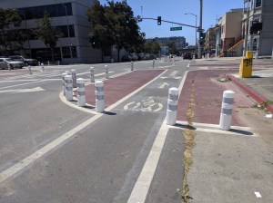 8th and Jackson in Oakland, near Lake Merritt BART. Photo: Streetsblog/Rudick