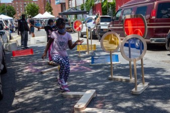 An Open Streets event in Red Hook, Brooklyn. Source: Street Lab via Creative Commons.
