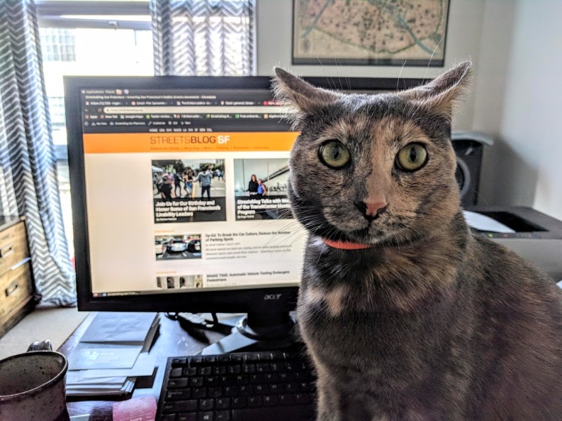 MTC wants 'work from home' to remain as a way to reduce carbon emissions. Advocates point to work-from-home's many challenges. Photo: Streetsblog/Rudick