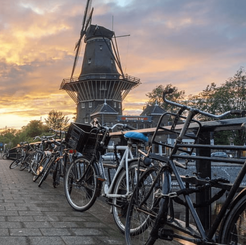 A bike path in Amsterdam. Image: Px Here via Creative Commons