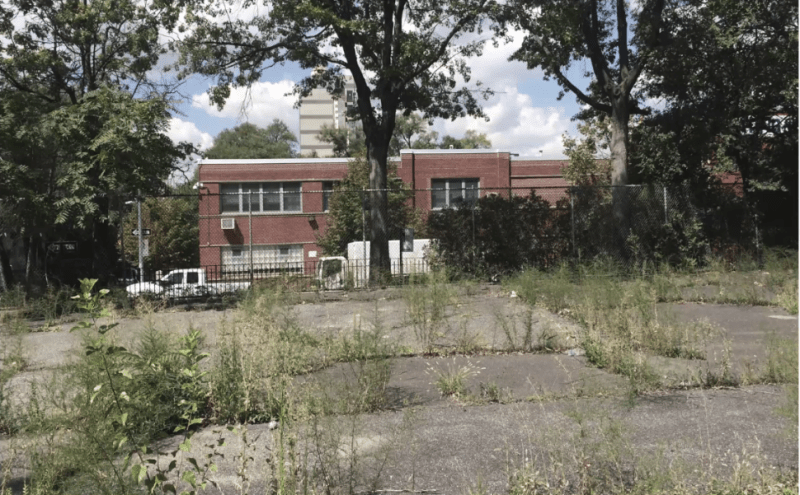 This can't count as a park, according to a SPUR presentation. Photo: Mitchell J. Silver's presentation