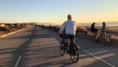 A recent bike cam video capture of the Great Parkway. Image: DrivingMzStacey