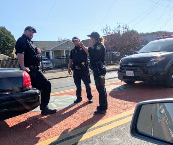 OPD hanging out on the 90th Avenue Scraper Lane in Nov. Photo: Babye Champ