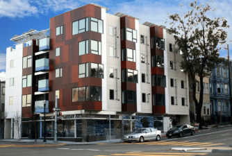 Octavia Court in San Francisco. Image courtesy Satellite Affordable Housing Associates