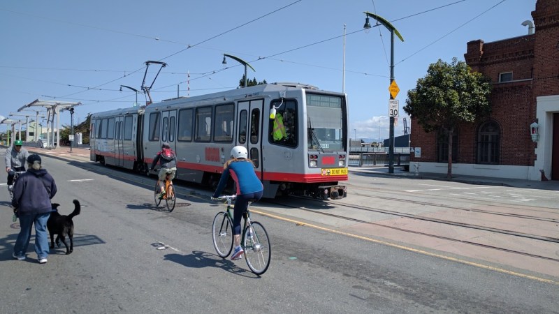 File photo of the T Third in 2017 during a Sunday Streets. Photo: Streetsblog/Rudick