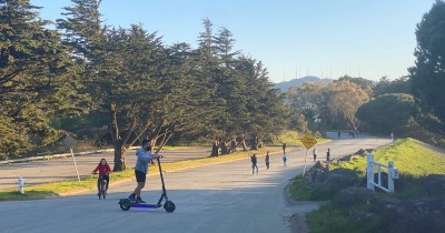 John F. Shelley Drive in McLaren Park. Photo: Ren Volpe