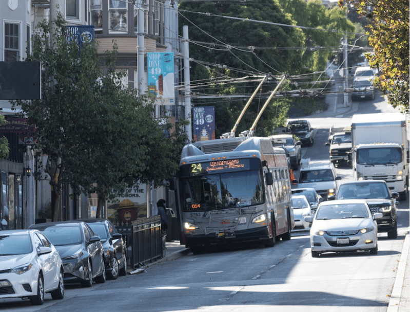 A 24 on Divis. Image: SFMTA