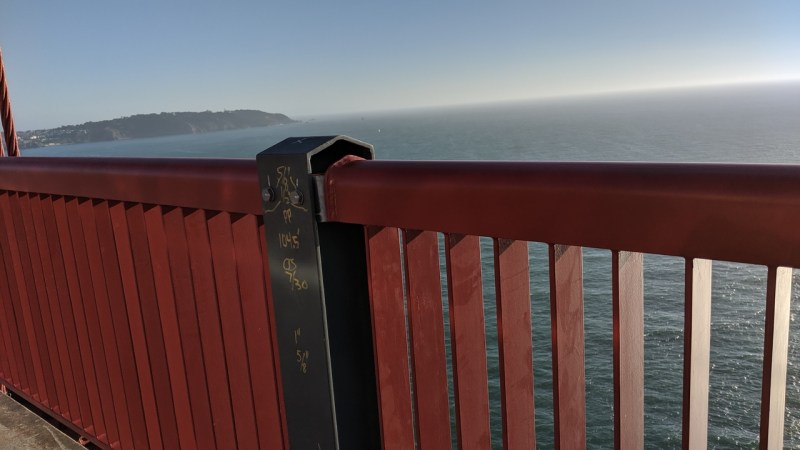 The new fence pickets are channeling dangerous winds, according to the Marin County Bicycle Coalition. Photo: MCBC